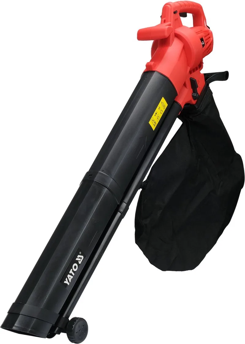 Elektrische Bladblazer, Bladzuiger & Versnipperaar – 3500W – 3-in-1 – Regelbare Snelheid (270 km/u) – Met 35L Opvangzak & Wielen de Yato – image du produit