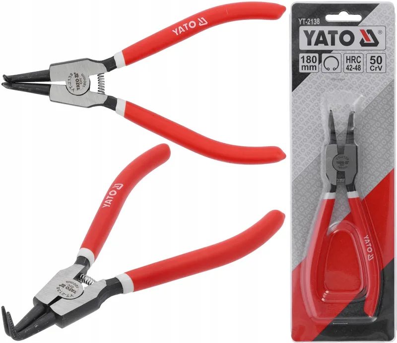 Extern Gebogen Seeger Tang 180 mm från Yato – produktbild