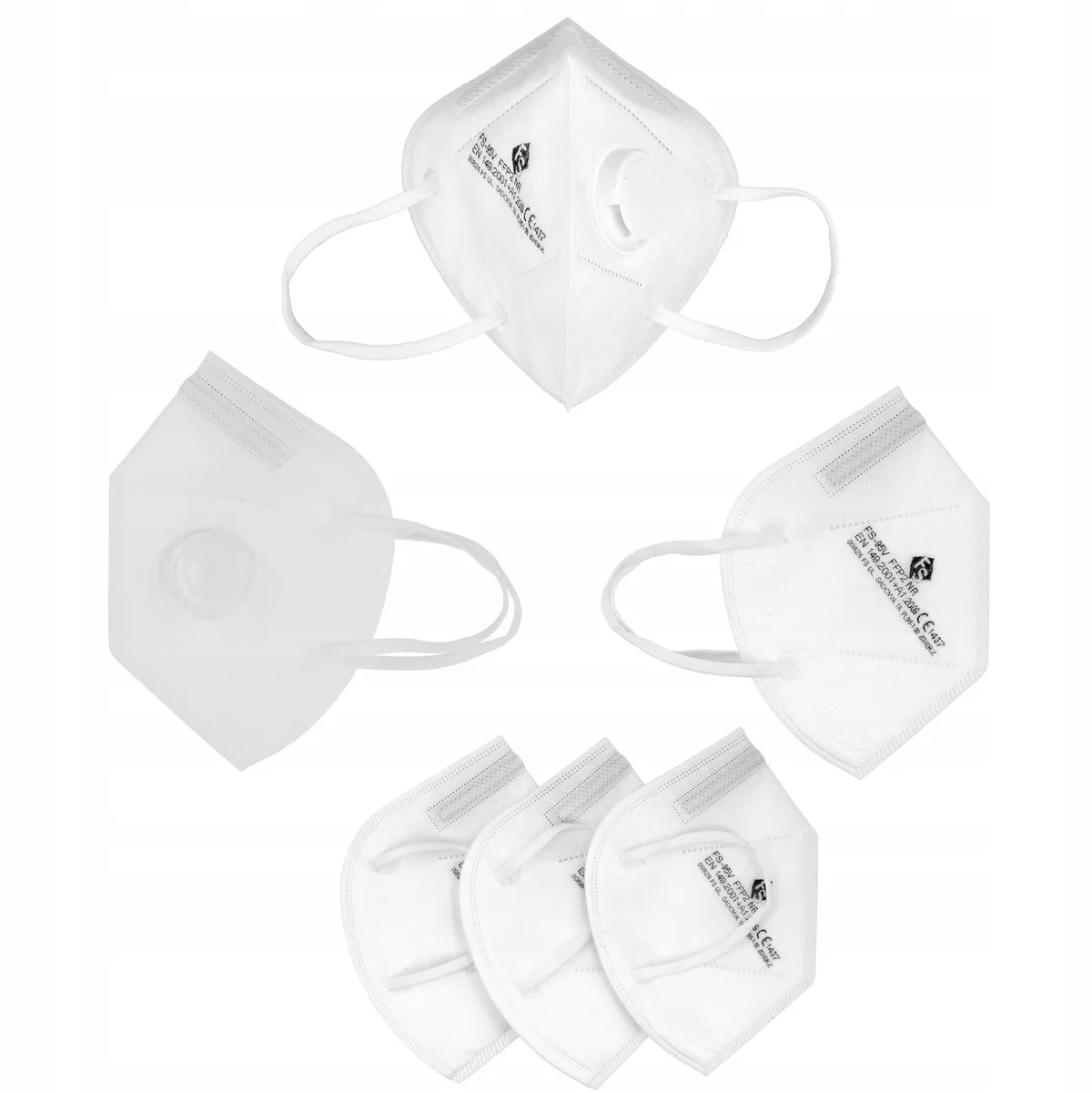 FFP2 stofmaskers met ventiel - 3 stuks de Yato – image du produit