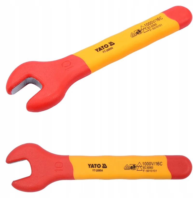 Geïsoleerde ringsleutel 10 mm VDE CrV - Veilig werken tot 1000V de Yato – image du produit