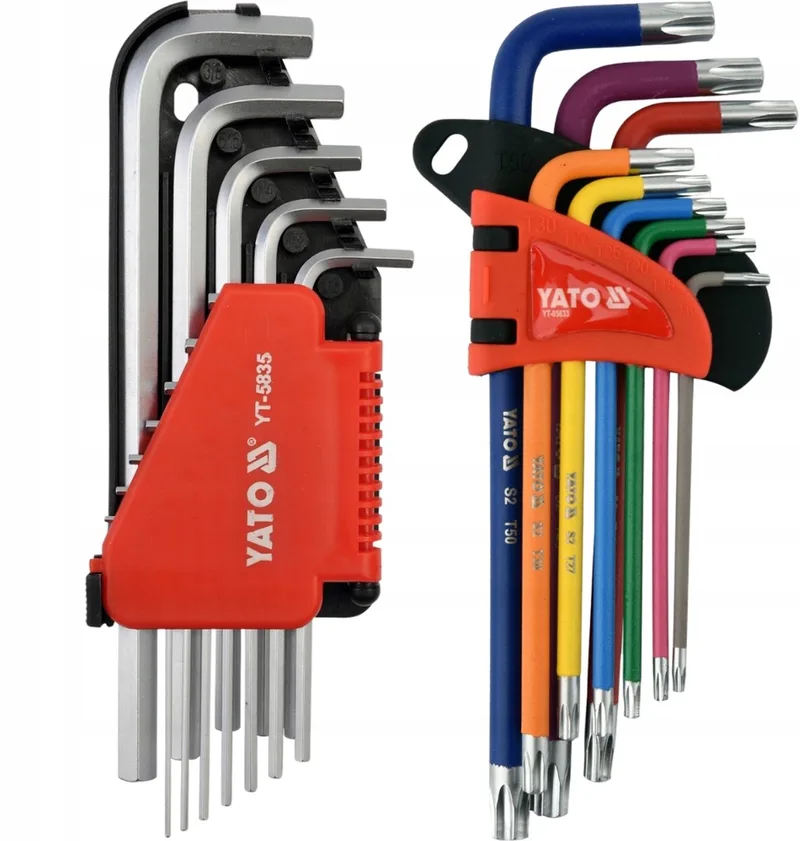 Gereedschapset: Inbussleutels & Torx Sleutels Lang van Yato – productafbeelding