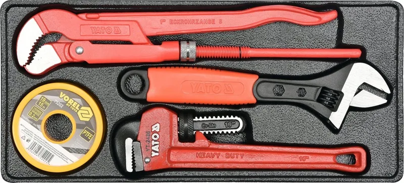 Gereedschapset voor Loodgieters - 5 Delig von Yato, Schwarz – Produktbild