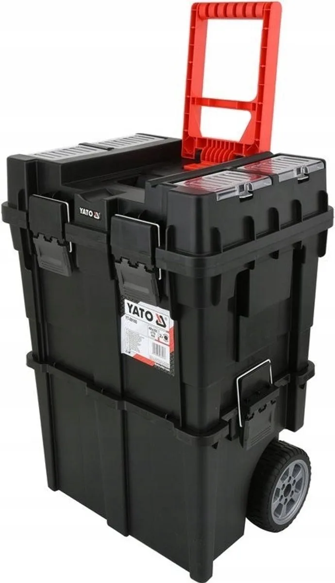 Gereedschapskist op Wielen, 2-laags, 49.5x35x71cm von Yato – Produktbild
