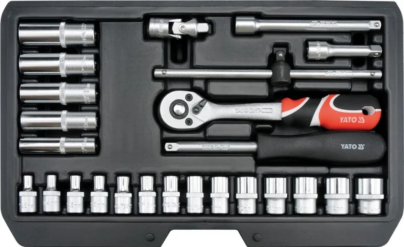 Gereedschapsset 1/4 Inch, 25 Delig von Yato – Produktbild