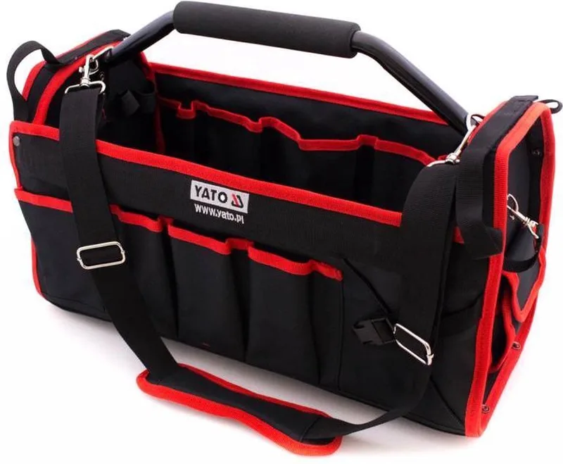 Gereedschapstas 49x23x28 cm van Yato, Zwart – productafbeelding