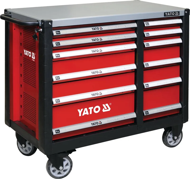 gereedschapswagen 12-laden de Yato, Rouge – image du produit