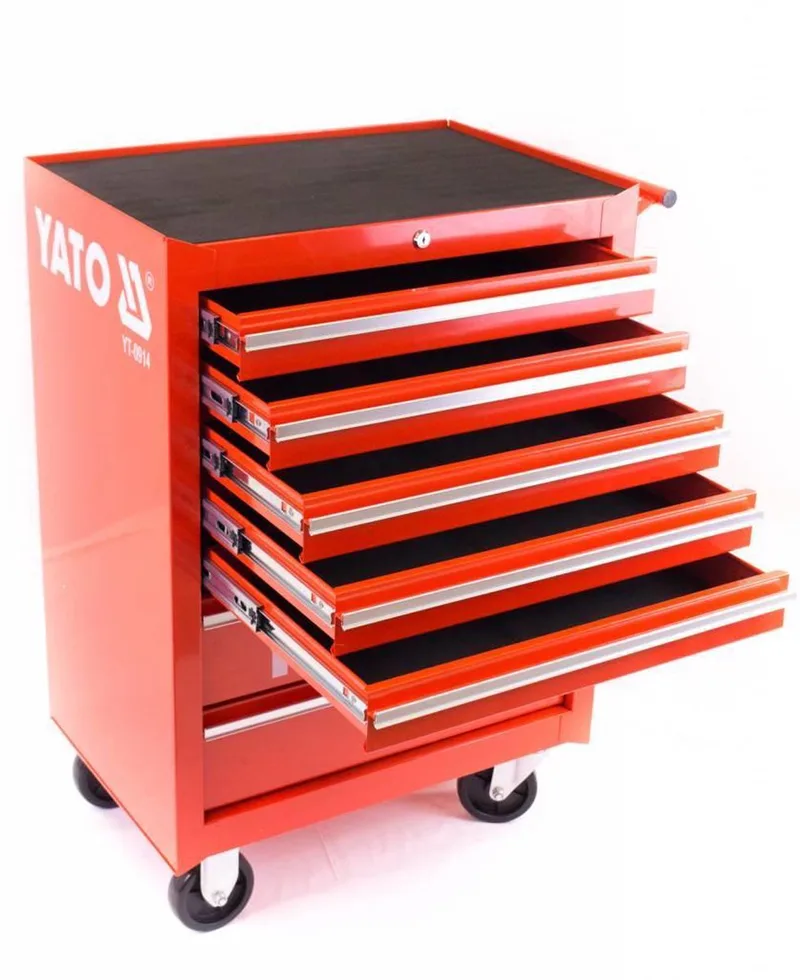 gereedschapswagen leeg 7-laden by Yato, Red – product image