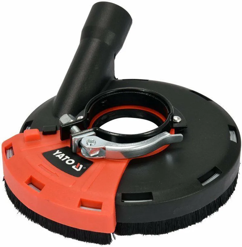 Haakse Slijper Bescherming - 115mm en 125mm - Stofafzuiging de Yato, Noir – image du produit