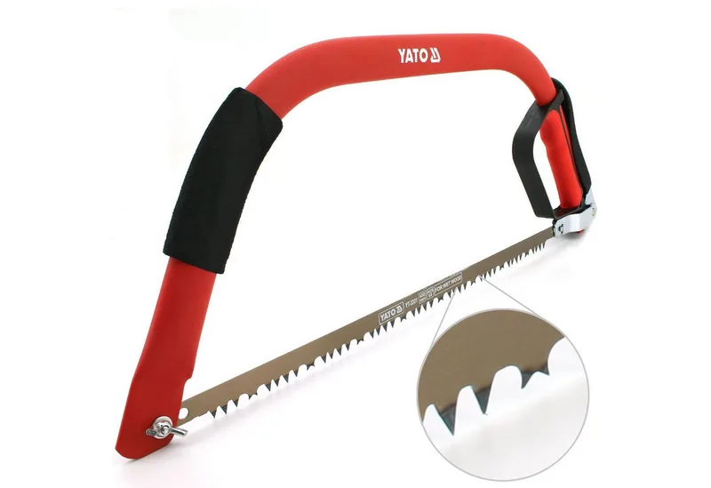 Handsäge Bügelsäge 760 mm YT-3204 (1 Stück) by Yato, Red, Black – product image 1 of 4