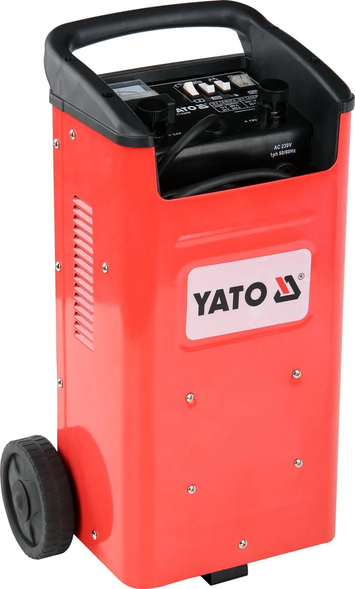 Heavy-Duty Professionele Acculader met Starthulp (12V / 24V) – Max. 300A – Voor Accu's van 20 Ah tot 600 Ah by Yato – product image