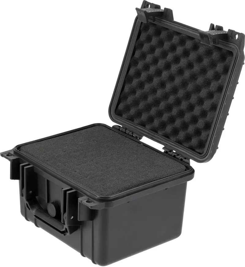 Hermetische Gereedschapskoffer met Plukschuim - IP55 Water- en Stofbestendig - Compact & Diep Model - L 27 x B 24.6 x H 17.5 cm von Yato, Schwarz – Produktbild