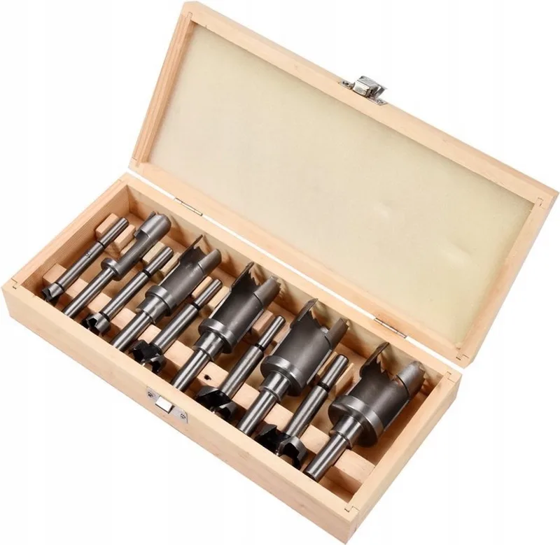Houtboor Set 15-35mm 10 Delig - Voor Precisiewerk von Yato, Silber – Produktbild