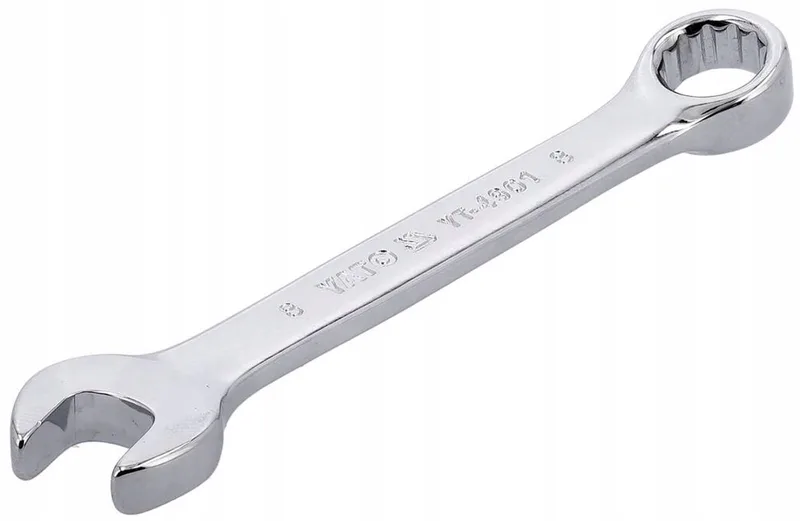 korte ringsleutel platte ring 8 mm chroom-vanadiumstaal by Yato – product image