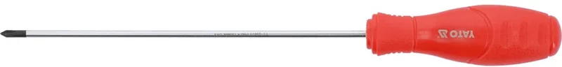 Kruiskopschroevendraaier PH0 x 150mm, Magnetische Punt by Yato, Red – product image
