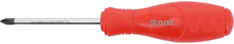 Kruiskopschroevendraaier PH1 x 75mm - Magnetische Punt by Yato – product image