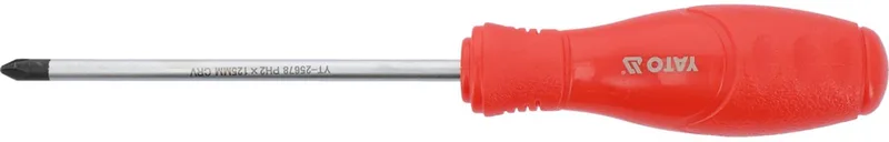Kruiskopschroevendraaier PH2 x 125mm, Magnetische Punt de Yato, Rouge – image du produit