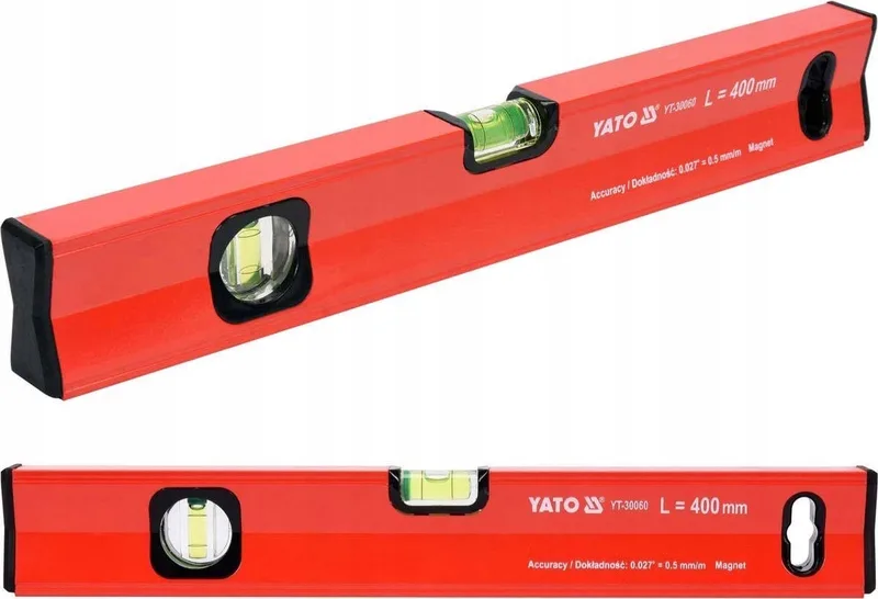Magnetische Waterpas 40cm met 2 Libellen van Yato – productafbeelding