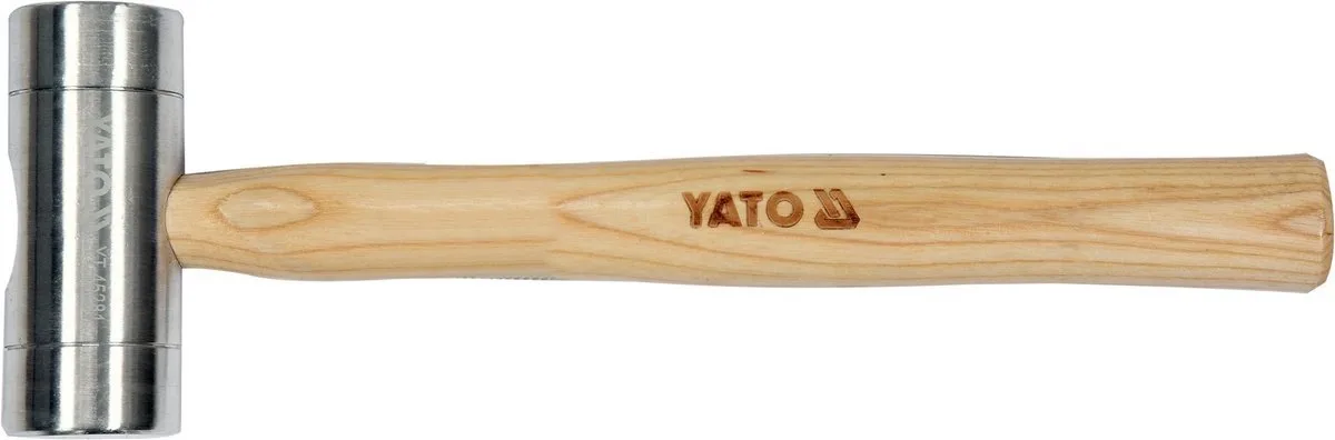 Młotek Serie - Aluminium Hamer - 300g - 40mm - Houten Handgreep van Yato – productafbeelding