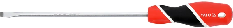 Platte Schroevendraaier 6x200mm - S2 Staal, Magnetische Punt by Yato – product image