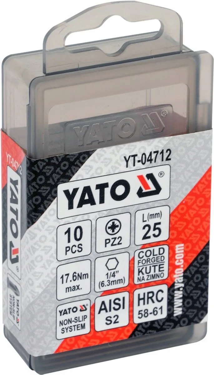 Pozidriv Schroefbits PZ2x25mm 10 st by Yato – product image