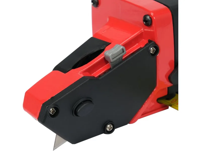 Professioneel Multitool Mes met Rolmaat (5m) & Geleider – 230 mm – Inclusief Reservemesjes & Timmerpotlood von Yato, Rot – Produktbild 4 von 4