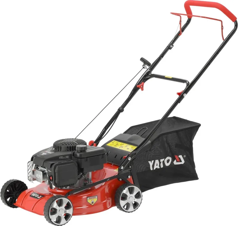 Professionele Benzine Grasmaaier – 41 cm Maaibreedte – Duwmodel von Yato – Produktbild
