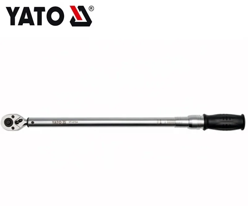 Professionele Chrome-Vanadium Momentsleutel 1/2'' 60-340nm – Met GS-Certificaat – Duidelijke Klik-Indicatie & Borgmechanisme – Inclusief Opbergkoffer von Yato, Schwarz – Produktbild