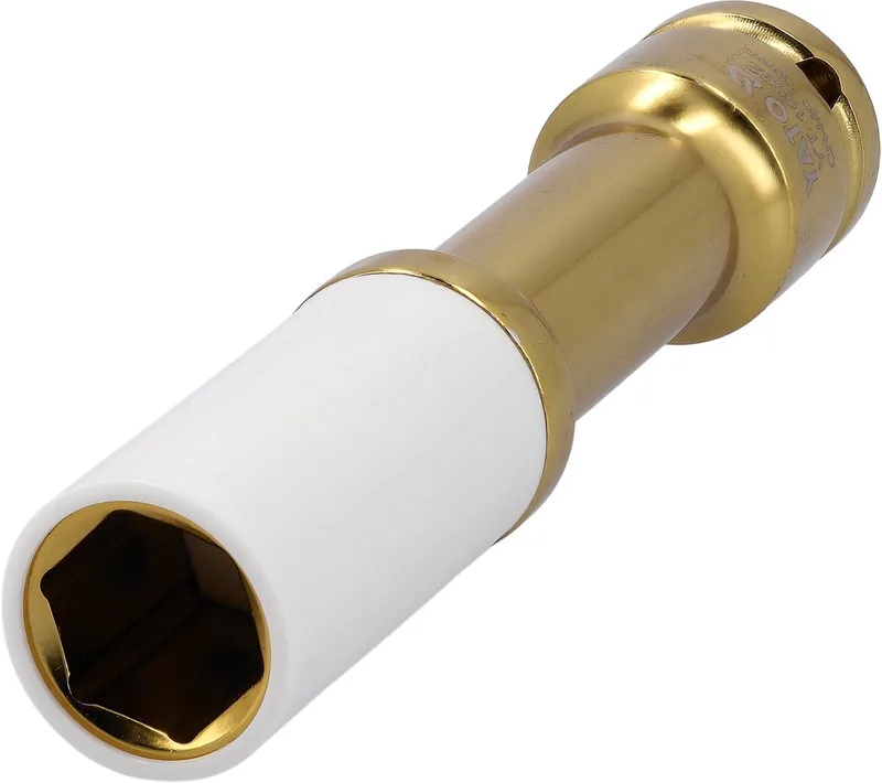 Professionele Lange Krachtdop 19 mm - Extra Lang (150 mm) - 1/2" Aansluiting - Premium 42CrMo Chroom-molybdeenstaal - Wielmoerdop voor Lichtmetalen Velgen by Yato – product image