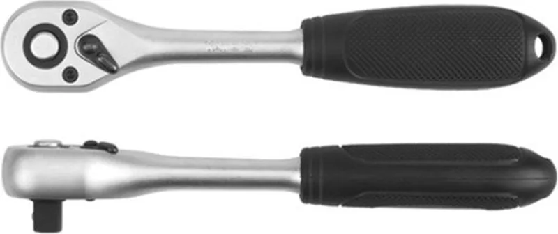 Professionele Rechte Ratel 1/4" – Slanke Ratelgreep – Hoogwaardig Chroom-Vanadium Staal – Snelwisselfunctie & Fijngetand Mechanisme de Yato – image du produit