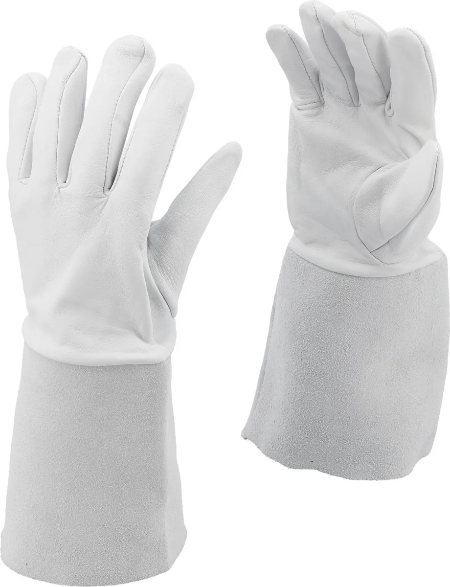 Professionele TIG Lashandschoenen – Type B – Hoge Vingergevoeligheid & Hittebestendig – EN 12477 / EN 407 by Yato, White – product image