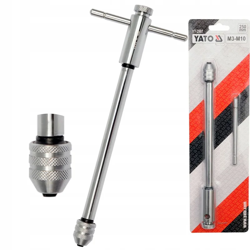 Ratel Taphouder M3-M10, 250mm, Verchroomd by Yato – product image