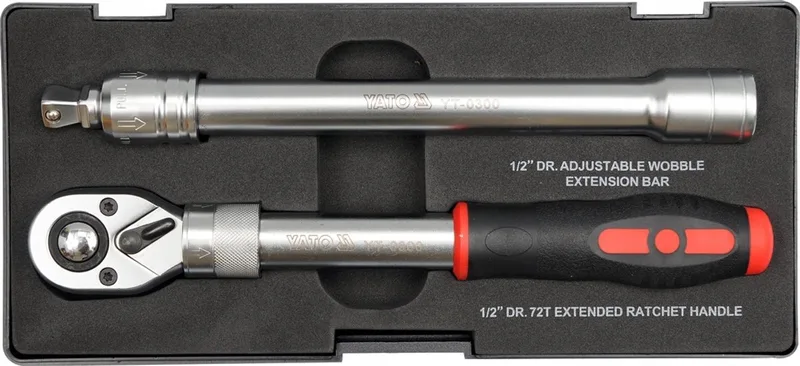 Ratelsleutel Set 1/2" met Verlengstuk by Yato – product image