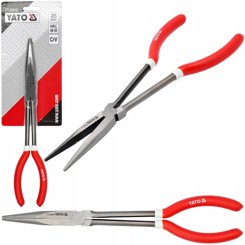 Rechte Verlengde Tang 285 mm CrV by Yato, Silver – product image