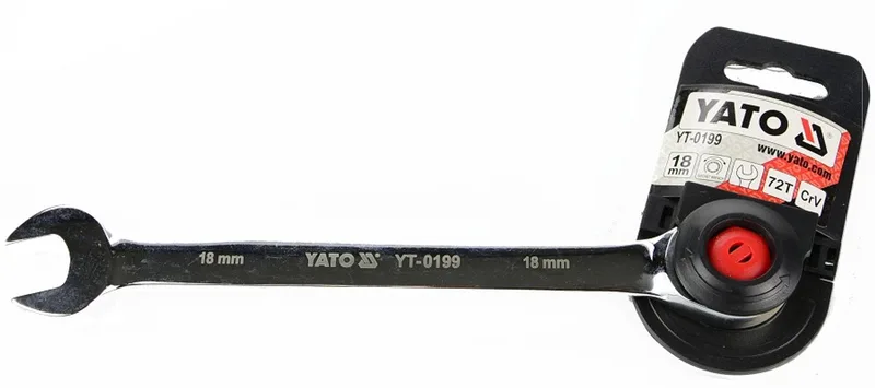 Ringsleutel met Ratel 18mm - 2 Stuks by Yato – product image