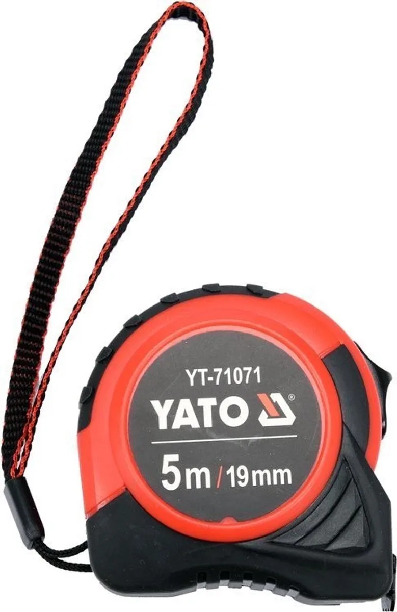Rolmaat – 5 m x 19 mm Stalen Lint met Nylon Coating von Yato, Gelb – Produktbild