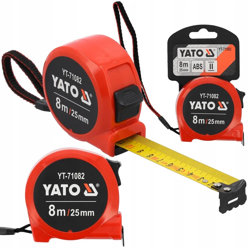 Rolmaat 8m x 25mm - Robuust & Nauwkeurig by Yato – product image