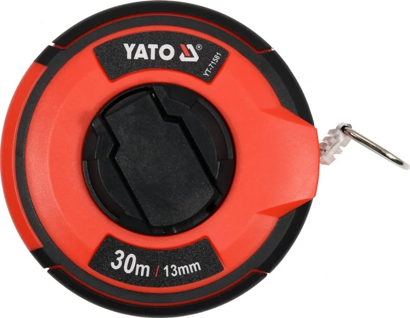 Rolmaat Staal 30m x 13mm - Nylon Gecoat by Yato, White – product image