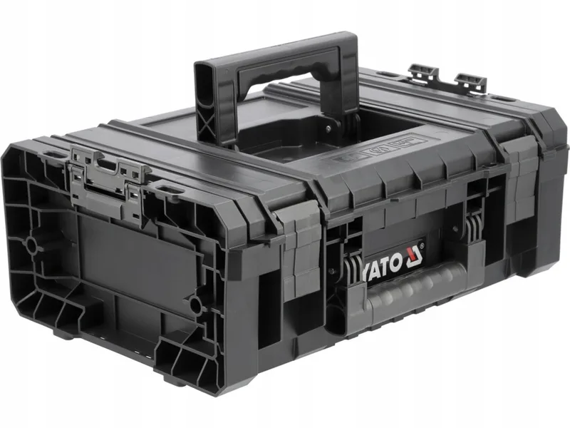 S1 Modulaire Gereedschapskist Plat 19V - 584x385x165mm von Yato, Schwarz – Produktbild