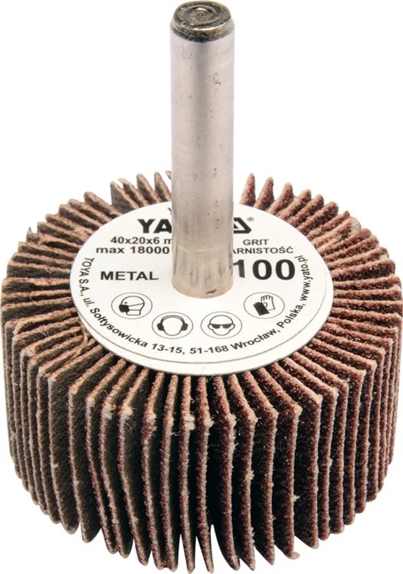 Schuurschijf - Ø40x20 mm - P120 - Metalen Schacht de Yato – image du produit
