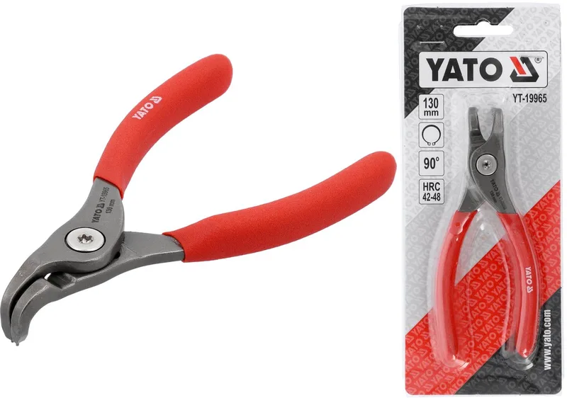 Seeger Tangen 3-9 mm extern gebogen 130 mm de Yato – image du produit