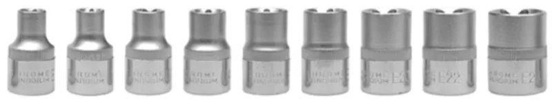 Serie - Torx Dopsleutelset - 9 Stuks - 1/2" - CrV Staal von Yato, Silber – Produktbild