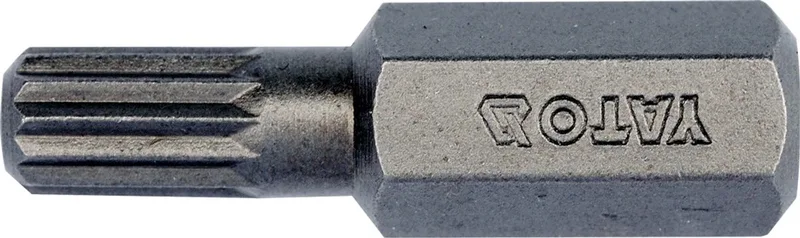 Spline-bit M6 30 mm 1/4" zeskant - 10 stuks de Yato – image du produit