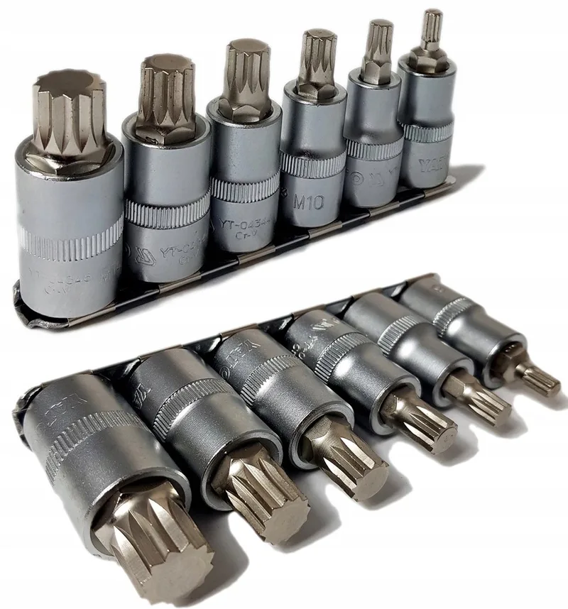 Splinebit Doppenset 1/2" M6-M16 by Yato – product image