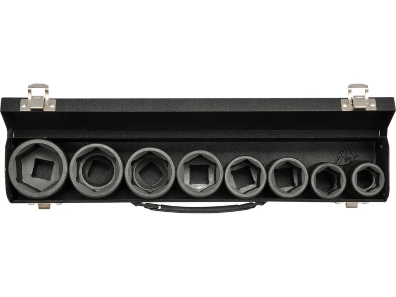 Stecknuss Schlagschrauber-Stecknuss-Set 3/4" 22–41 mm, 8-teilig, Schlagschrauber-Stecknuss-Set 3/4" 22–41 mm, 8-teilig, Schlagschrauber-Stecknuss-Set 3/4" 22–41 mm, 8-teilig van Yato, Meerkleurig – productafbeelding 2 van 3