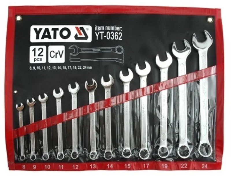 steekringsleutel set 12 delig in roltas von Yato – Produktbild