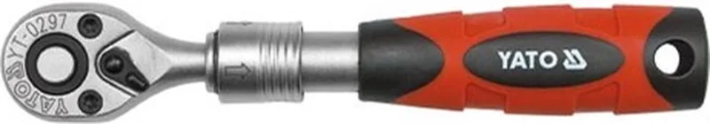 Teleskopische Ratelsleutel - 1/4" - 150-200mm - 72 Tanden - Ergonomische Handgreep de Yato, Argent – image du produit