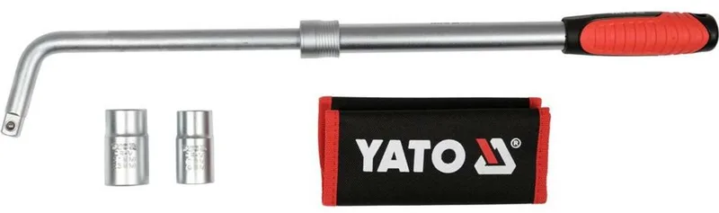 Teleskopische Wielmoersleutel - YT-08040 - CrV Staal - Antislip Handvat de Yato, Argent – image du produit