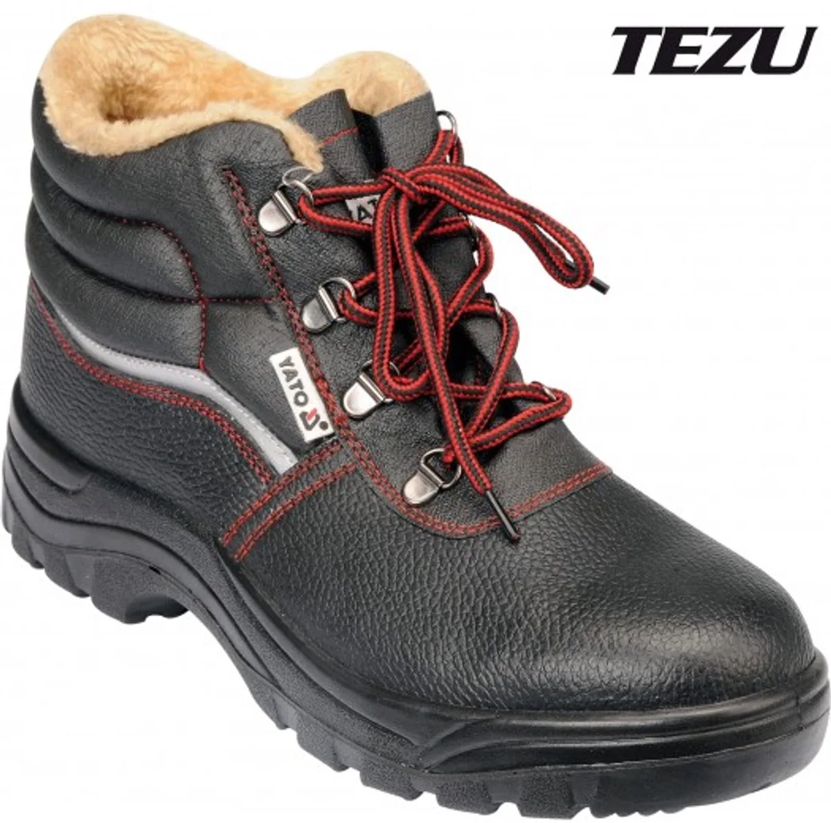 TEZU Serie - Veiligheidstrappers - S3 - Composietneus - Kevlar Inlegzool de Yato, Noir – image du produit