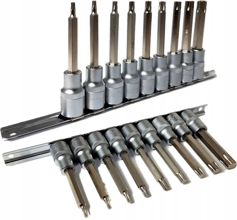 Torx Dop-Bits Set 1/2" T20-T60 9-delig van Yato – productafbeelding