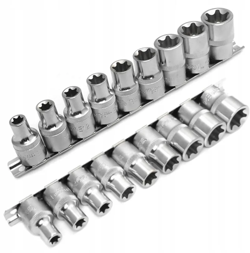 Torx Dop Dop 1/2" Set E10-E24 - 9 Delen by Yato – product image